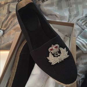 Christian Louboutin Galia Flat Olona Fabric/Rope